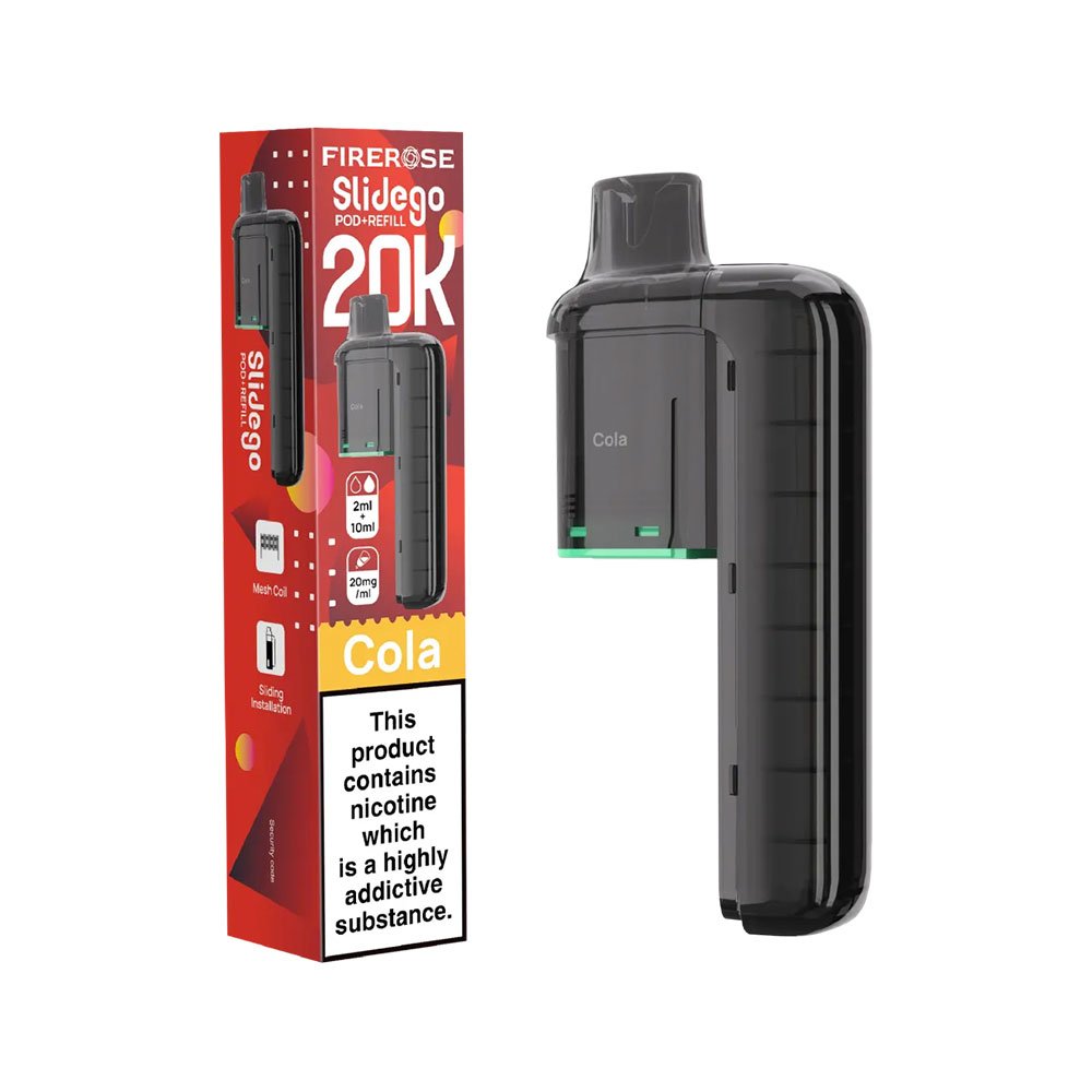 Firerose Slidego 20K Puffs Prefilled Pods - Cola