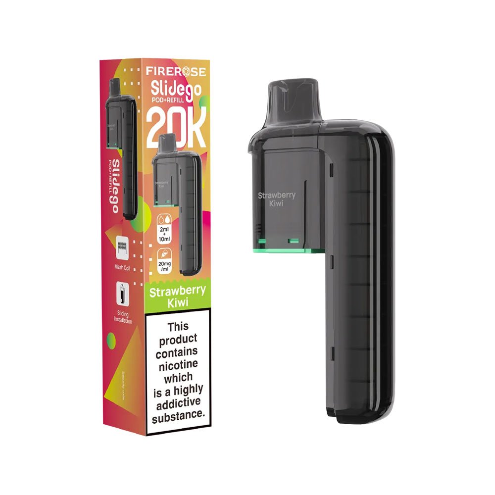 Firerose Slidego 20K Puffs Prefilled Pods - Strawberry Kiwi