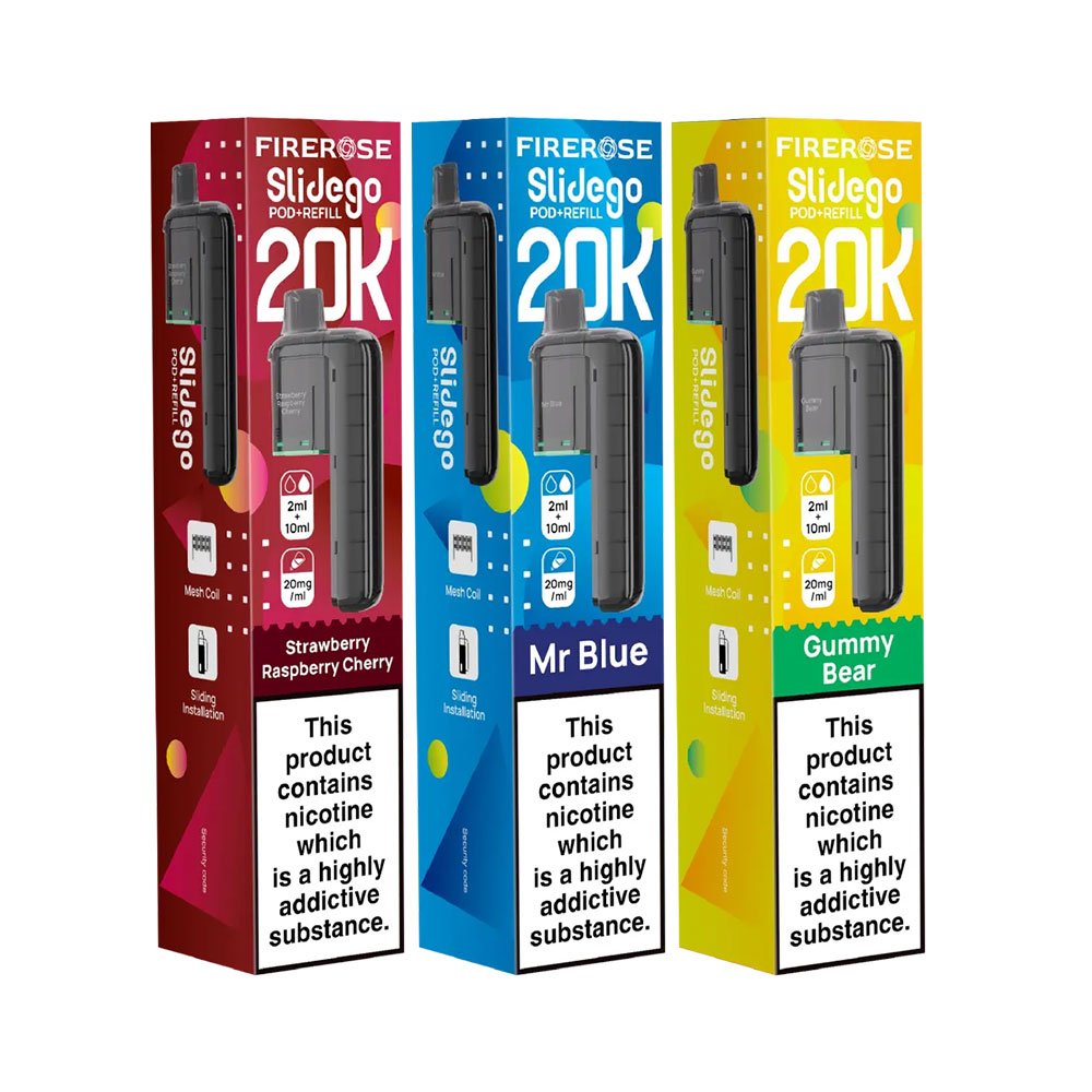 Firerose Slidego 20K Puffs Prefilled Pods