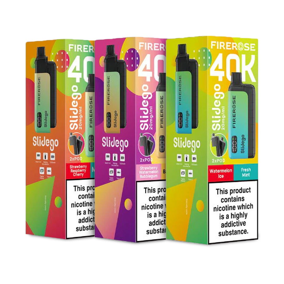 Firerose SlideGo 40k Puffs Prefilled Pod Kit