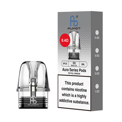 Fumot Aura Series Replacement Pod (Pack of 3) - 0.4 Ohm