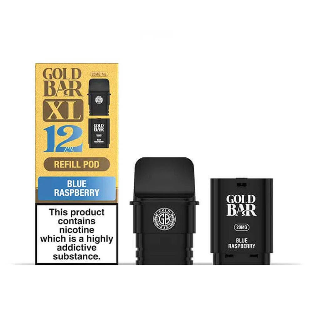 Gold Bar XL 10K Prefilled Pods - Blue Raspberry