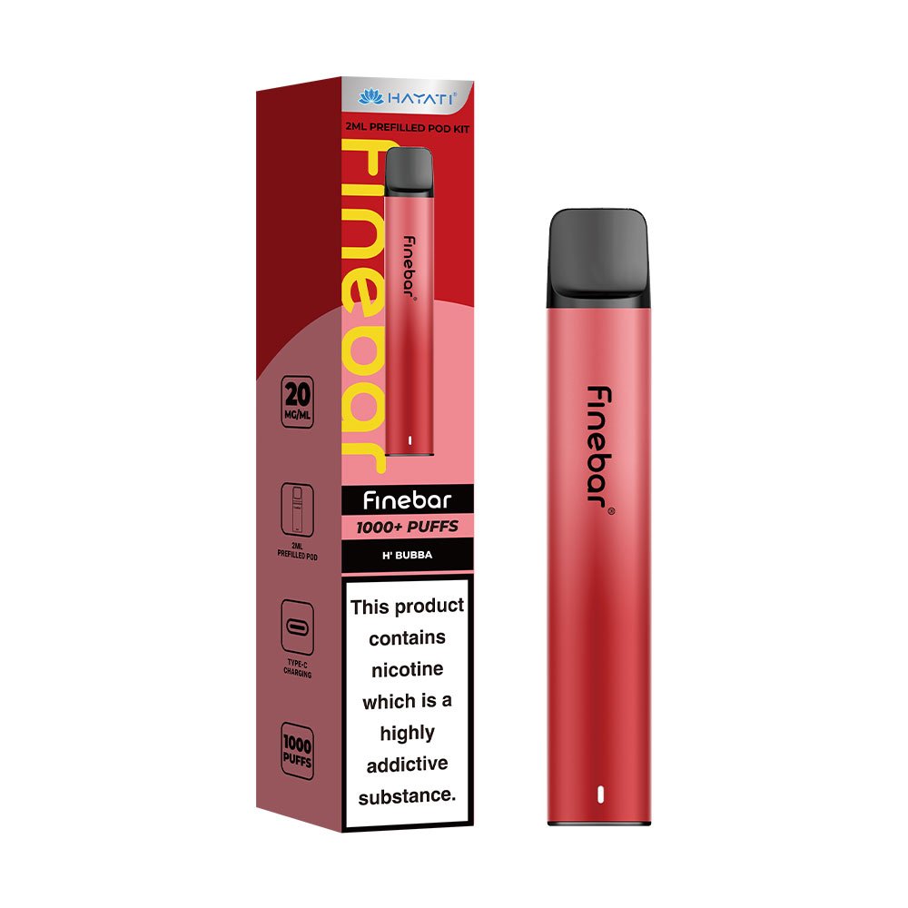 Hayati Finebar 1000 Puffs Prefilled Pod Kit - H Bubba