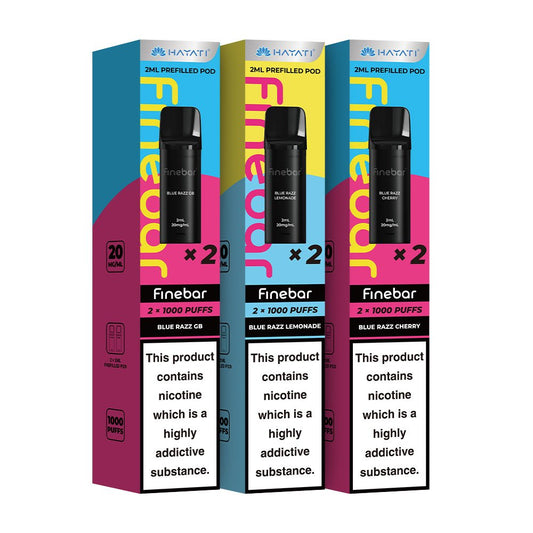Hayati Finebar 1000 Puffs Prefilled Pods (Pack of 2)