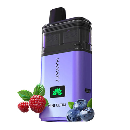 Hayati Mini Ultra 1500 Puffs - Blueberry Raspberry