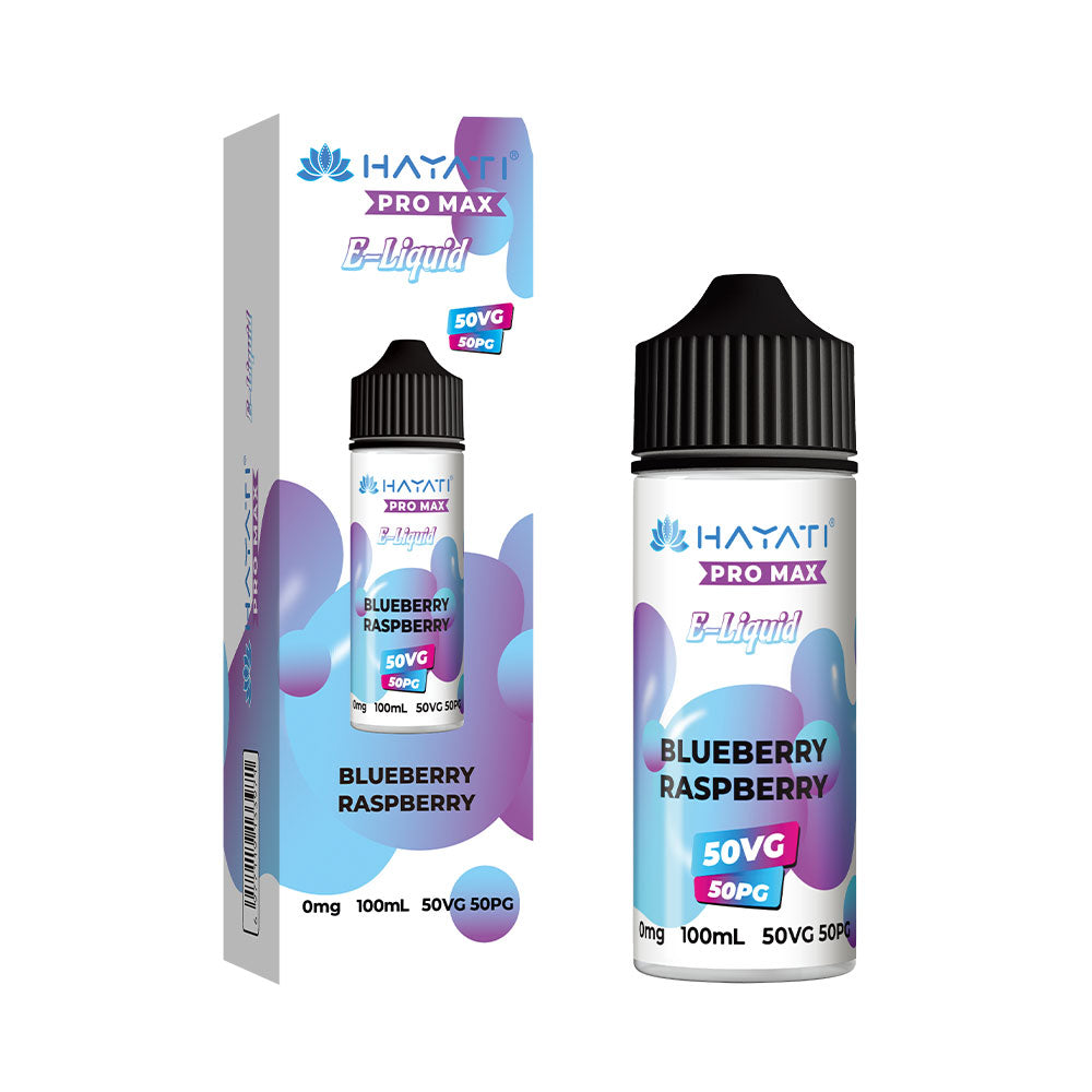 Blueberry Raspberry Hayati Pro Max 50/50 100ml Shortfill Eliquid