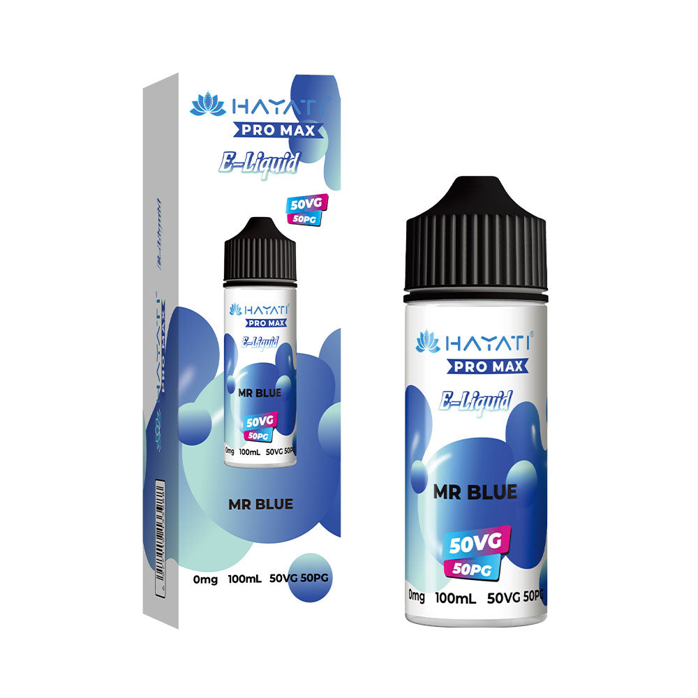 Mr Blue Hayati Pro Max 50/50 100ml Shortfill Eliquid