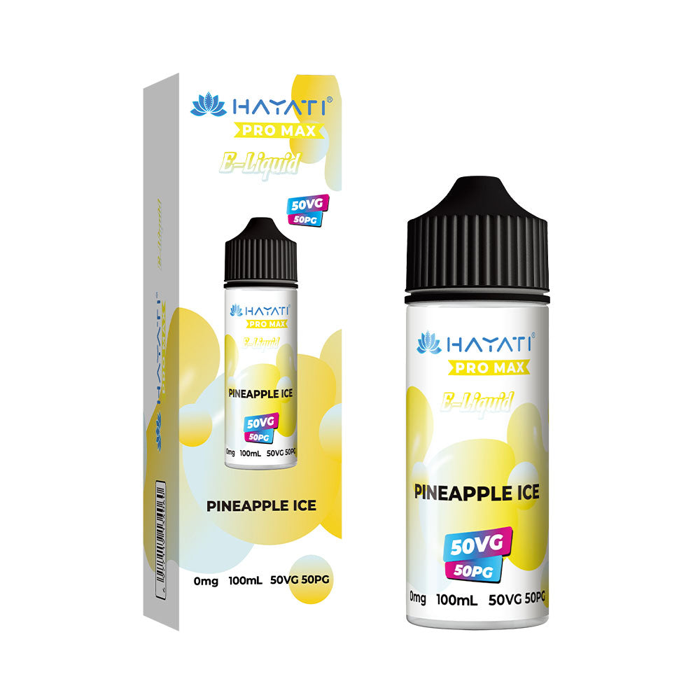 Pineapple Ice Hayati Pro Max 50/50 100ml Shortfill Eliquid