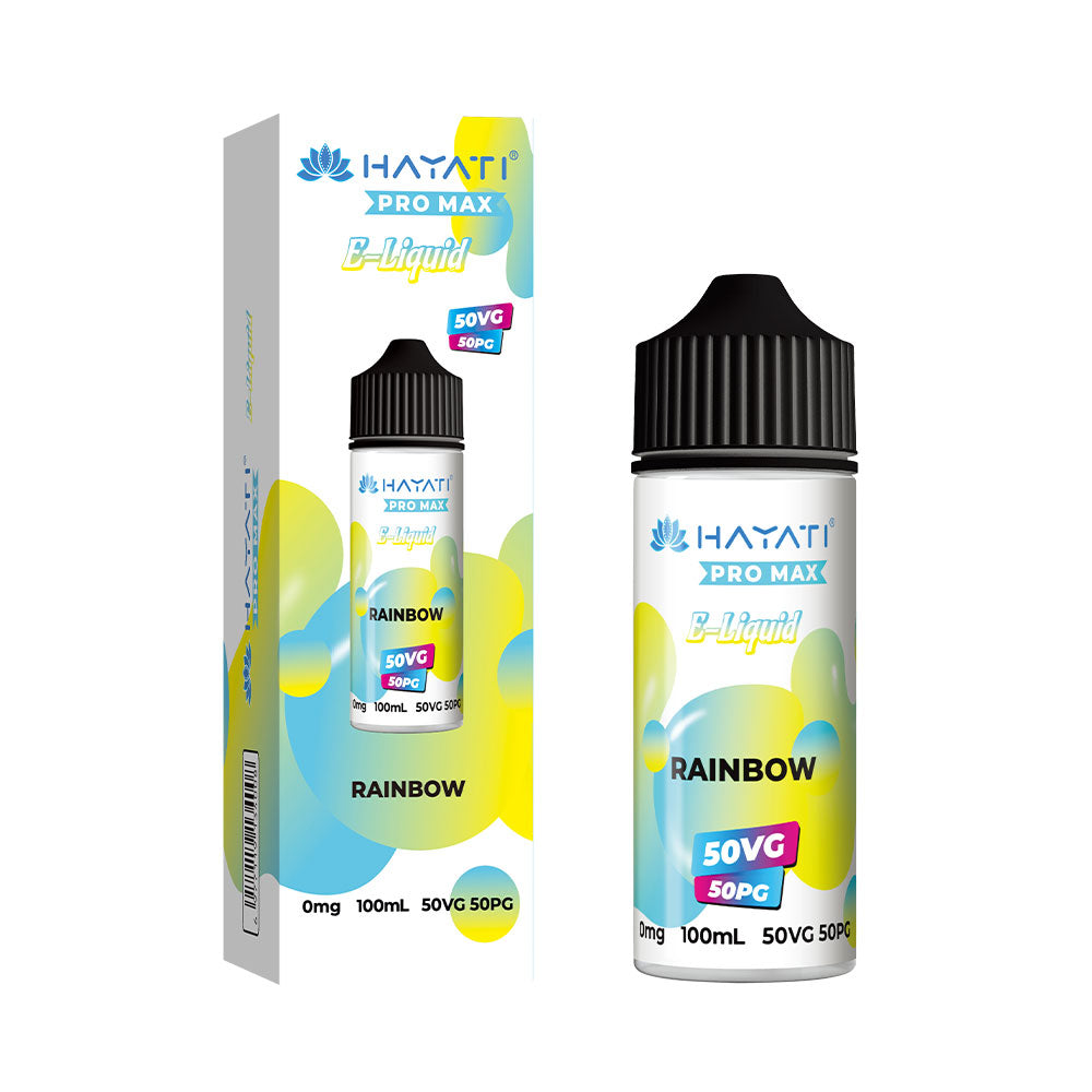 Rainbow Hayati Pro Max 50/50 100ml Shortfill Eliquid