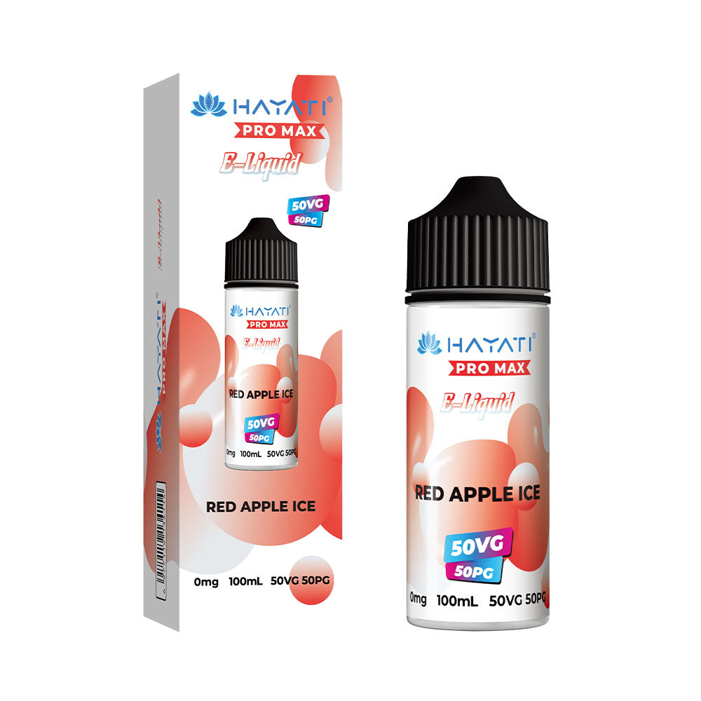 Red Apple Ice Hayati Pro Max 50/50 100ml Shortfill Eliquid