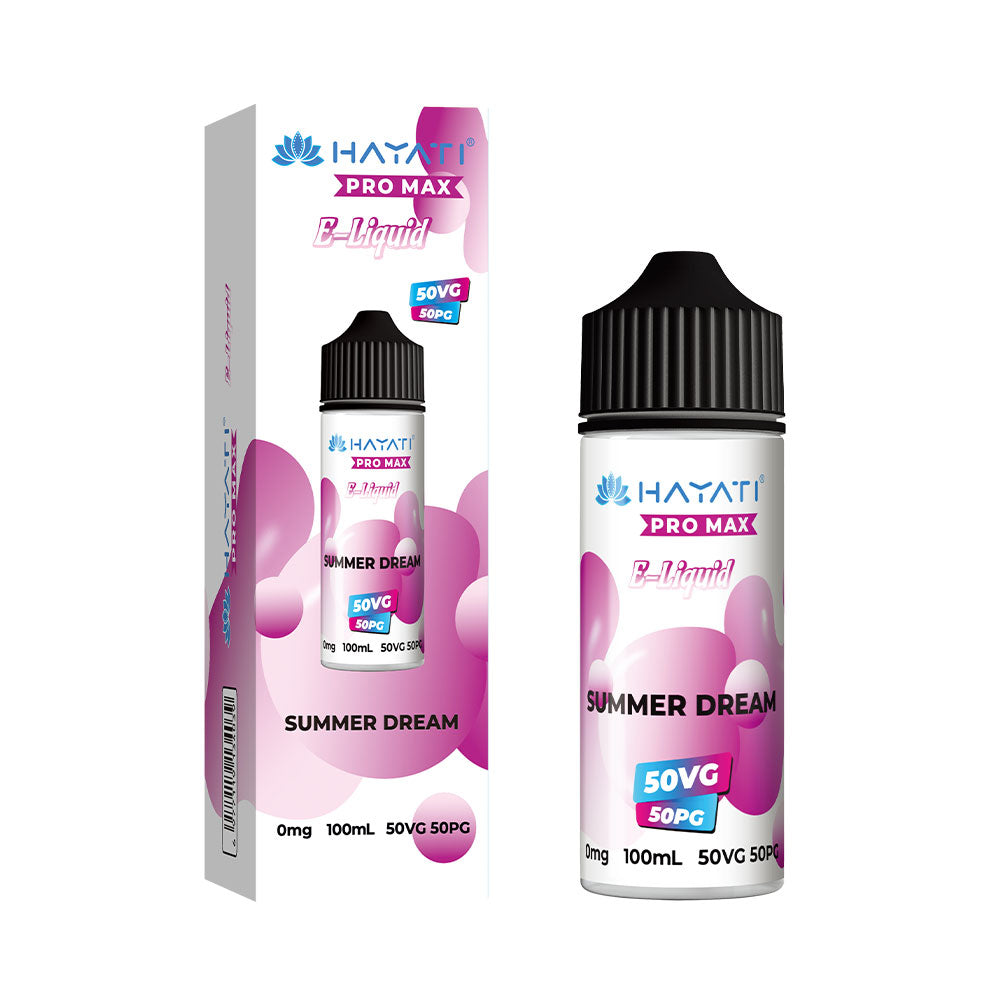 Summer Dream Hayati Pro Max 50/50 100ml Shortfill Eliquid