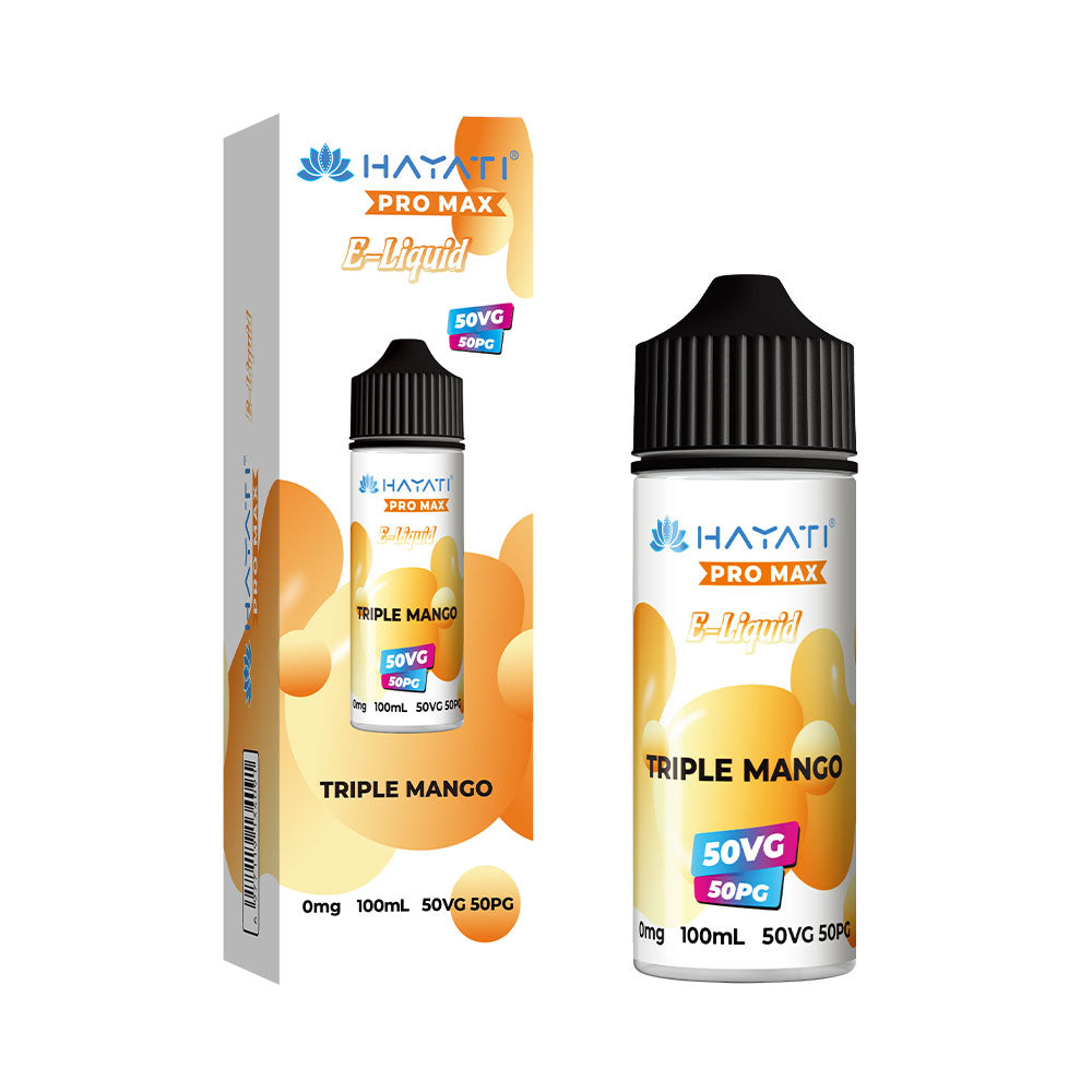 Triple Mango Hayati Pro Max 50/50 100ml Shortfill Eliquid