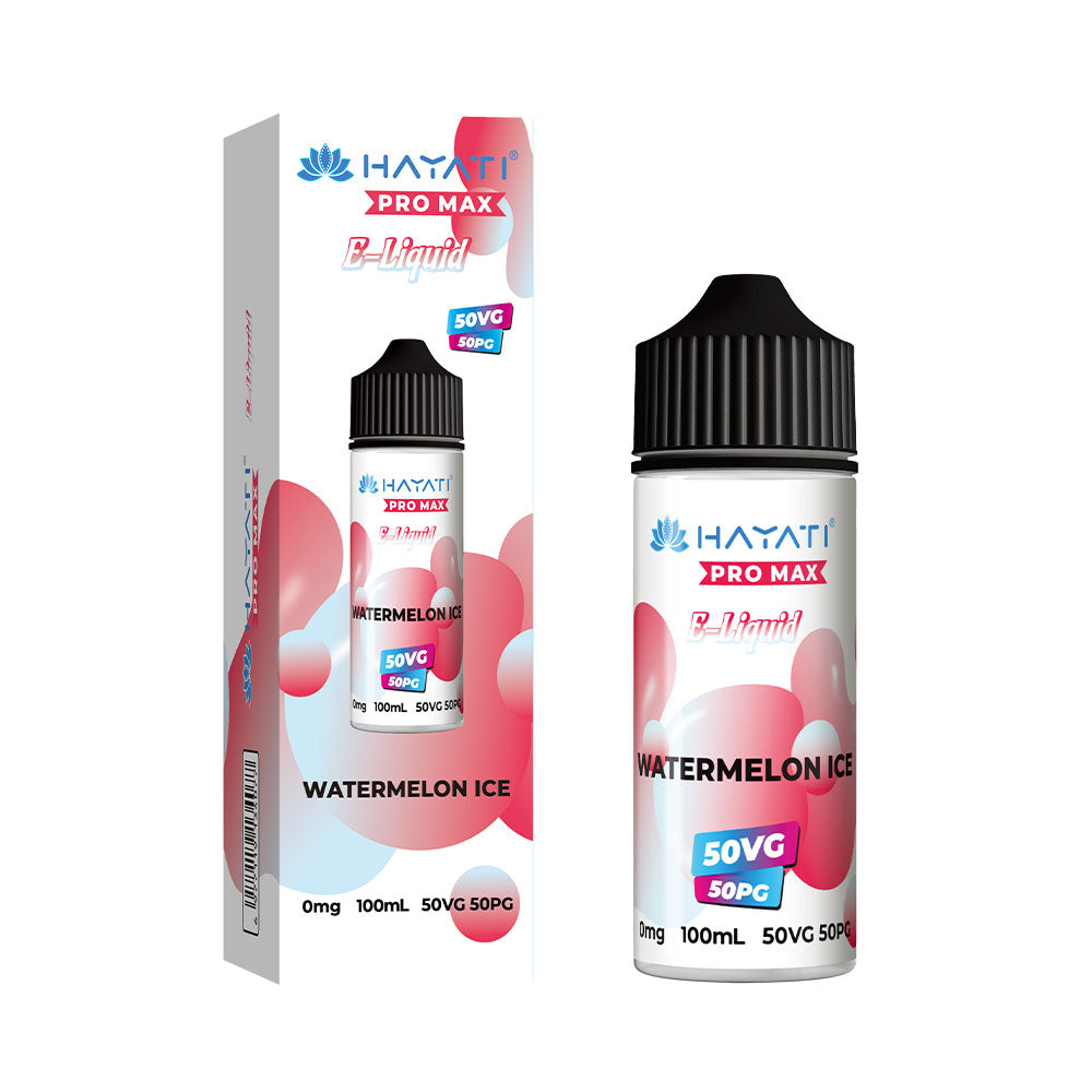 Watermelon Ice Hayati Pro Max 50/50 100ml Shortfill Eliquid
