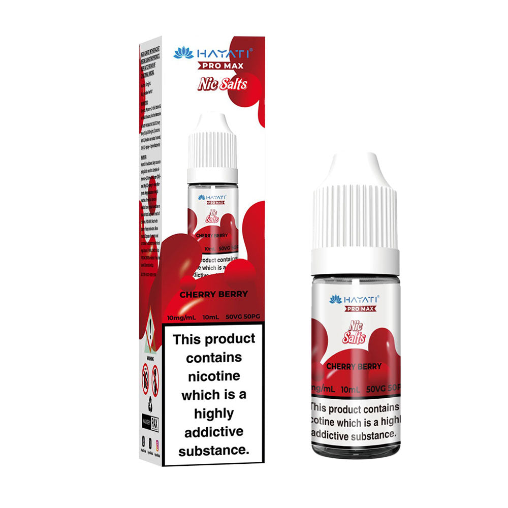 Hayati Pro Max Cherry Berry 10ml Nic Salt E Liquid