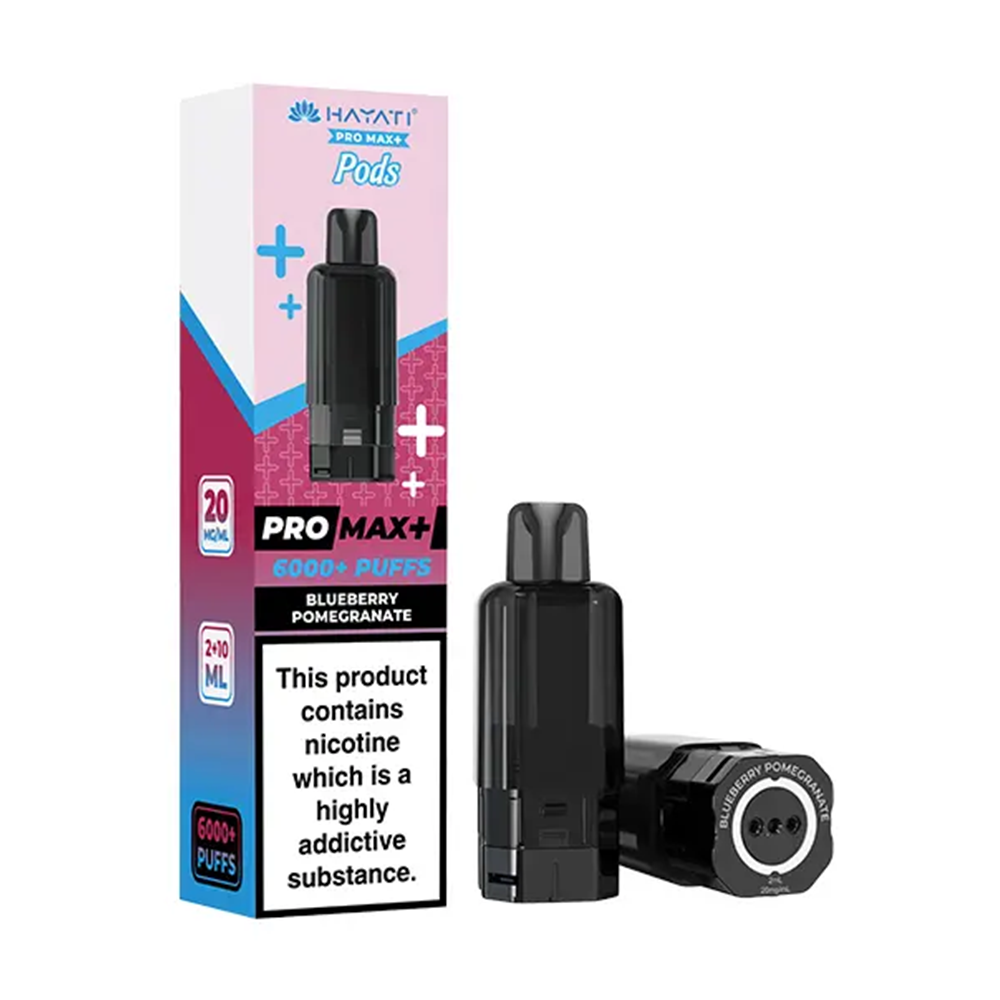 Hayati Pro Max Plus 6000 Blueberry Pomegranate prefilled pods