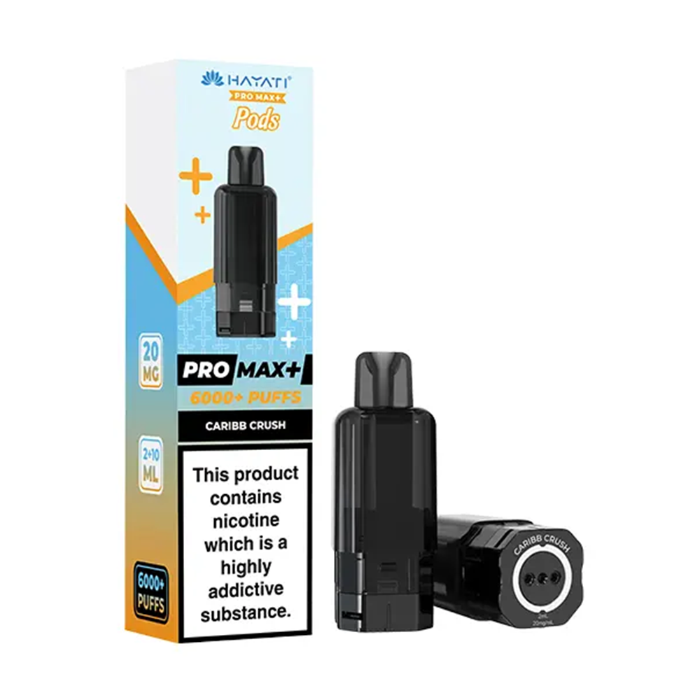 Hayati Pro Max Plus 6000 Caribb Crush prefilled pods