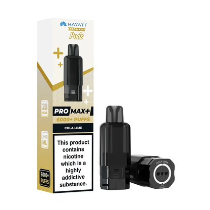 Hayati Pro Max Plus 6000 Cola Lime prefilled pods