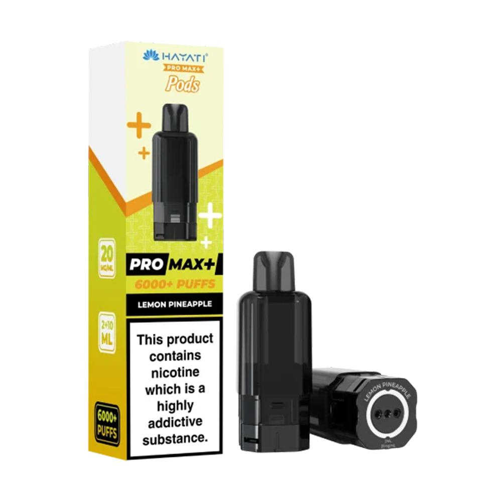 Hayati Pro Max Plus 6000 Lemon Pineapple prefilled pods