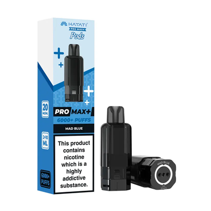 Hayati Pro Max Plus 6000 Mad Blue prefilled pods