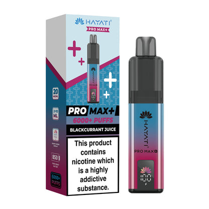 Hayati Pro Max Plus 6000 Blackcurrant Juice prefilled vape kit
