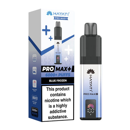 Hayati Pro Max Plus 6000 Blue Frozen prefilled vape kit
