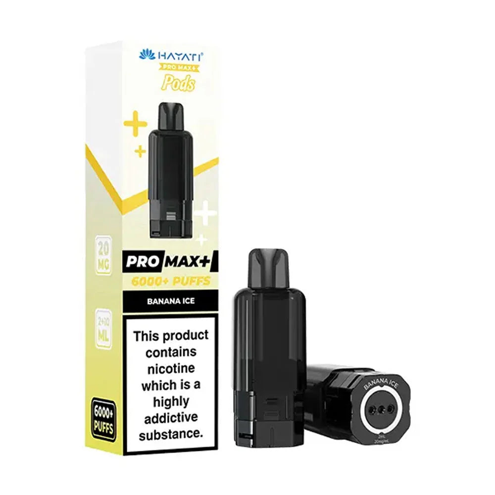 Hayati Pro Max Plus 6K Prefilled Pods - Banana Ice
