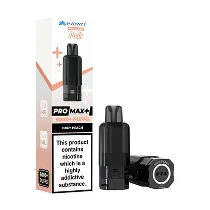 Hayati Pro Max Plus 6K Prefilled Pods - Juicy Peach