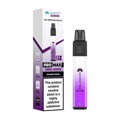 Hayati Pro Max Plus S1 1000 Puffs Prefilled Pod Kit - Summer Dream
