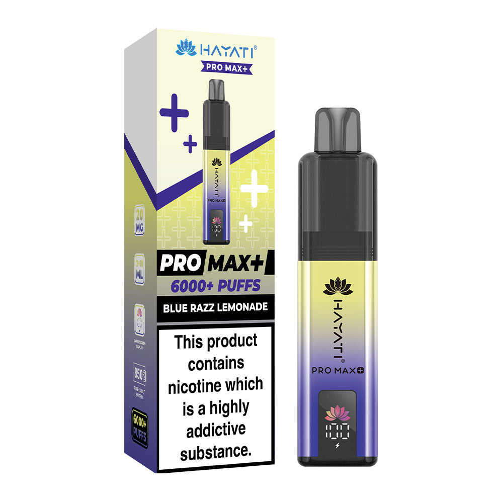 Hayati Pro Max Plus 6000 Puffs - Blue Razz Lemonade