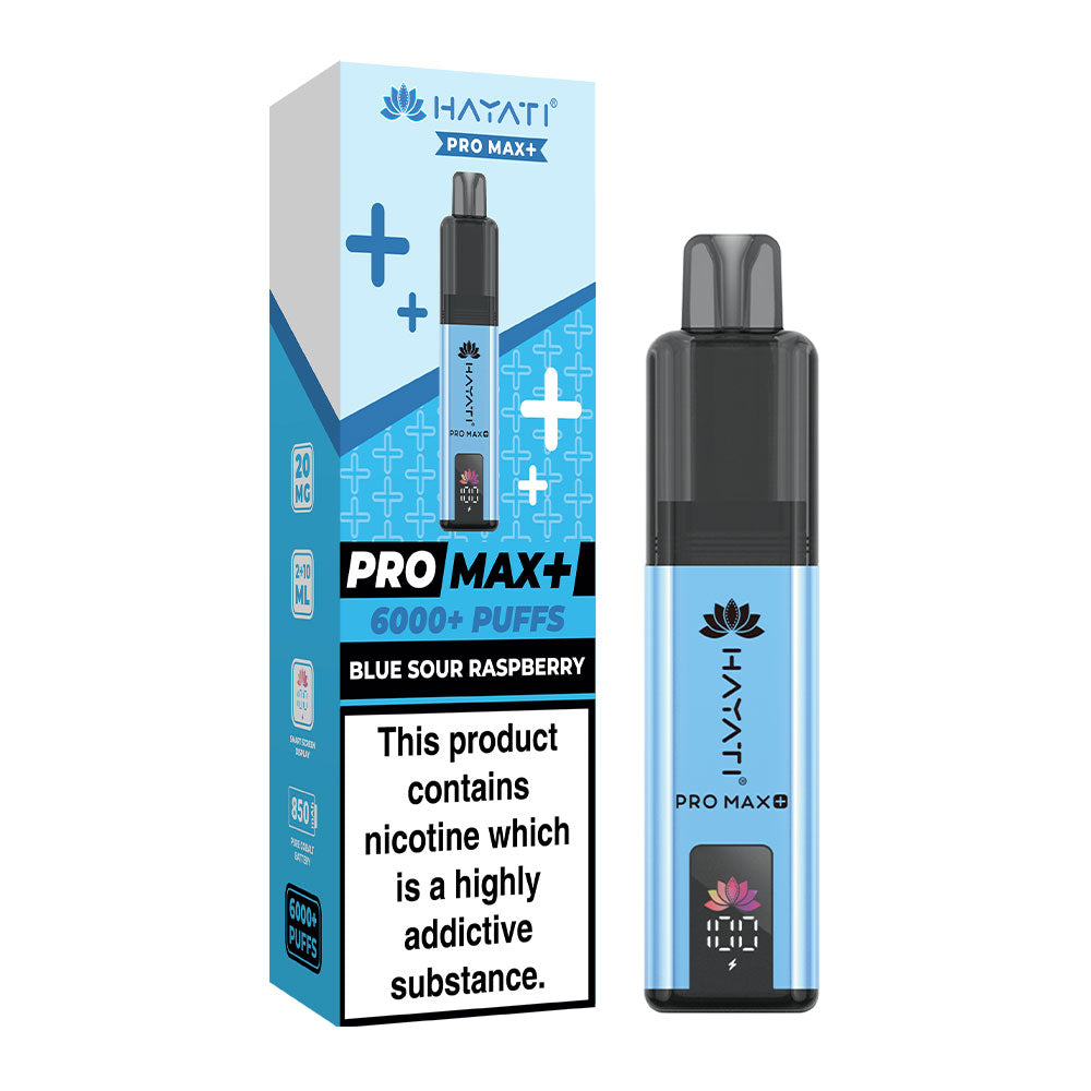 Hayati Pro Max 6000 Blue Sour Raspberry Flavour Vape
