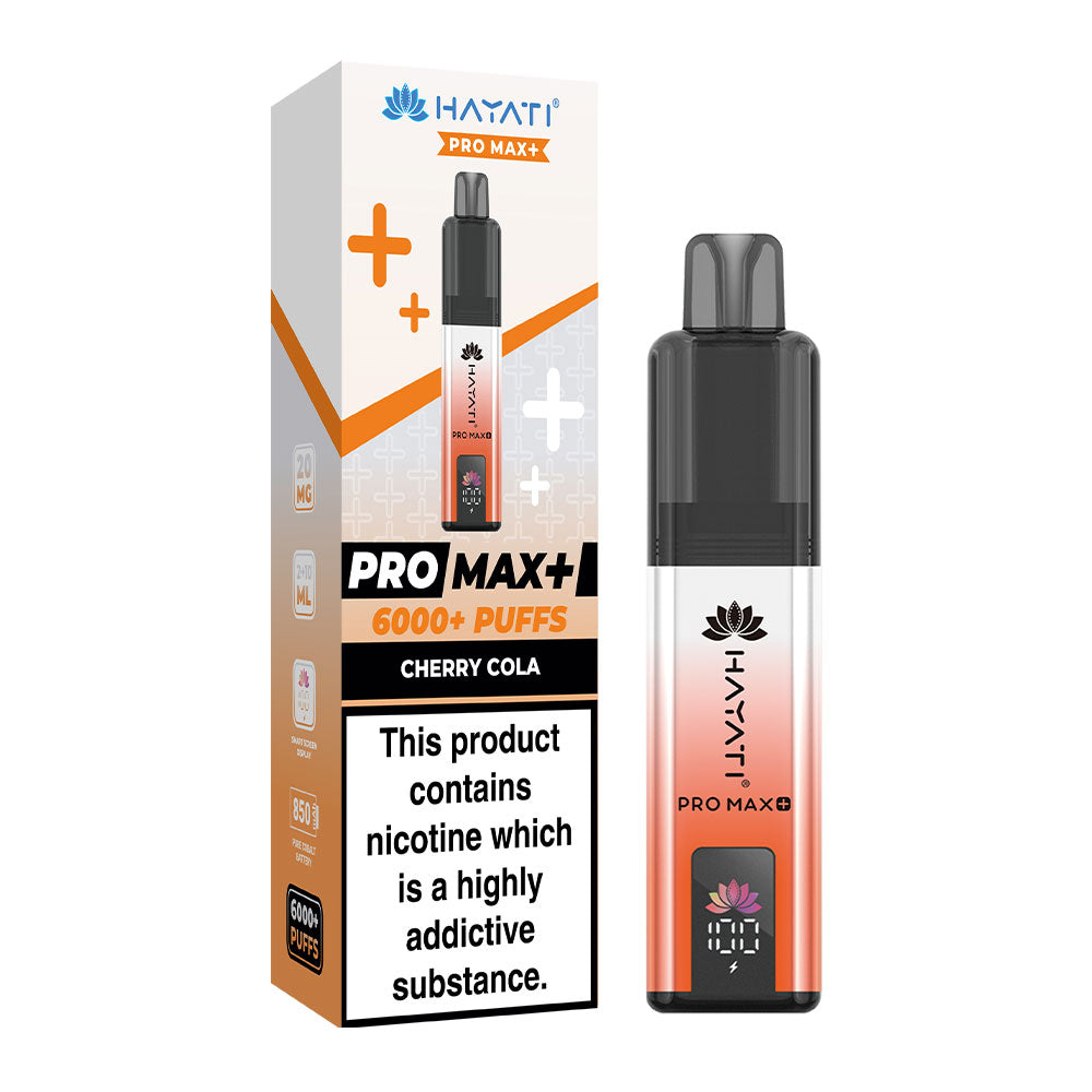Hayati Pro Max Plus 6000 Puffs - Cherry Cola
