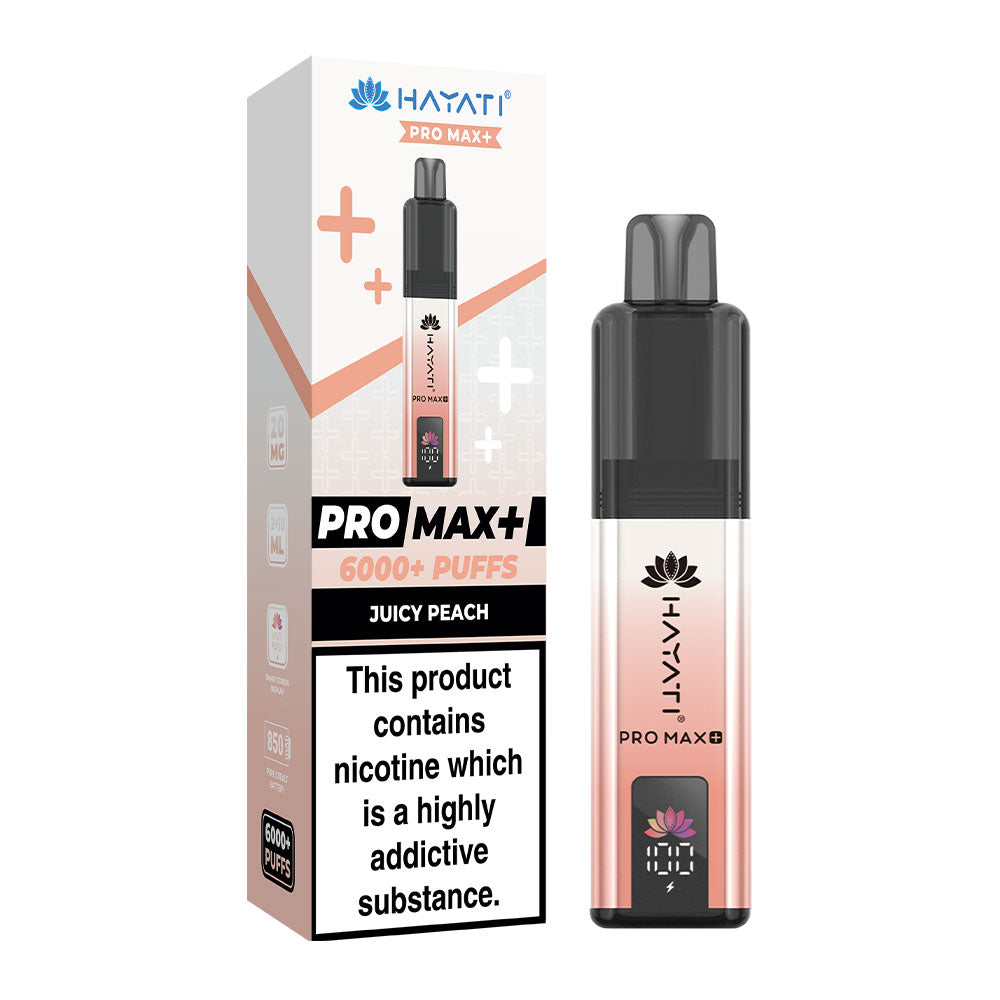 Hayati Pro Max Plus 6000 Puffs - Juicy Peach