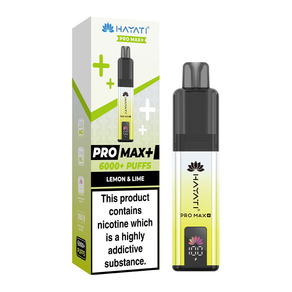 Hayati Pro Max 6000 Lemon Lime Flavour Vape
