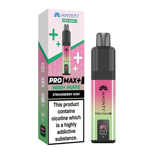 Hayati Pro Max Plus 6000 Puffs - Strawberry Kiwi