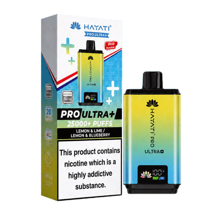 Hayati Pro Ultra Plus 25000 Lemon Lime Lemon Blueberry prefilled pod kit
