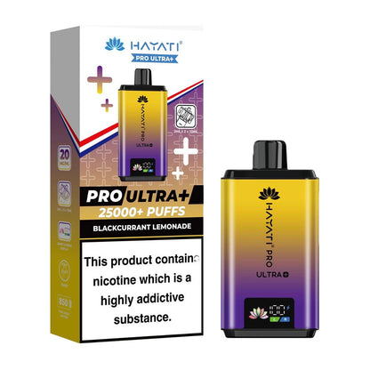 Hayati Pro Ultra Plus 25000 Blackcurrant Lemonade prefilled pod kit