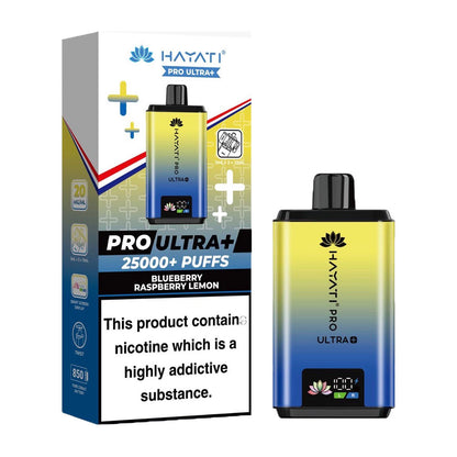 Hayati Pro Ultra Plus 25000 Blueberry Raspberry Lemon prefilled pod kit