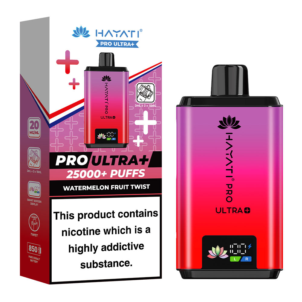 hayati pro ultra plus 25000 prefilled pod refill containers Hayati Pro Ultra Plus 25k Prefilled Pod Kits main image 1