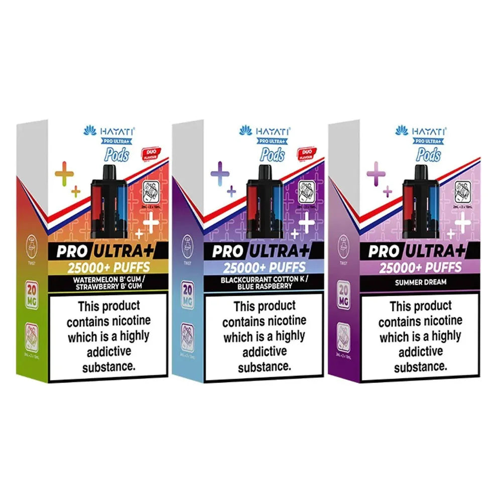 Hayati Pro Ultra Plus 25000 prefilled replacement pods