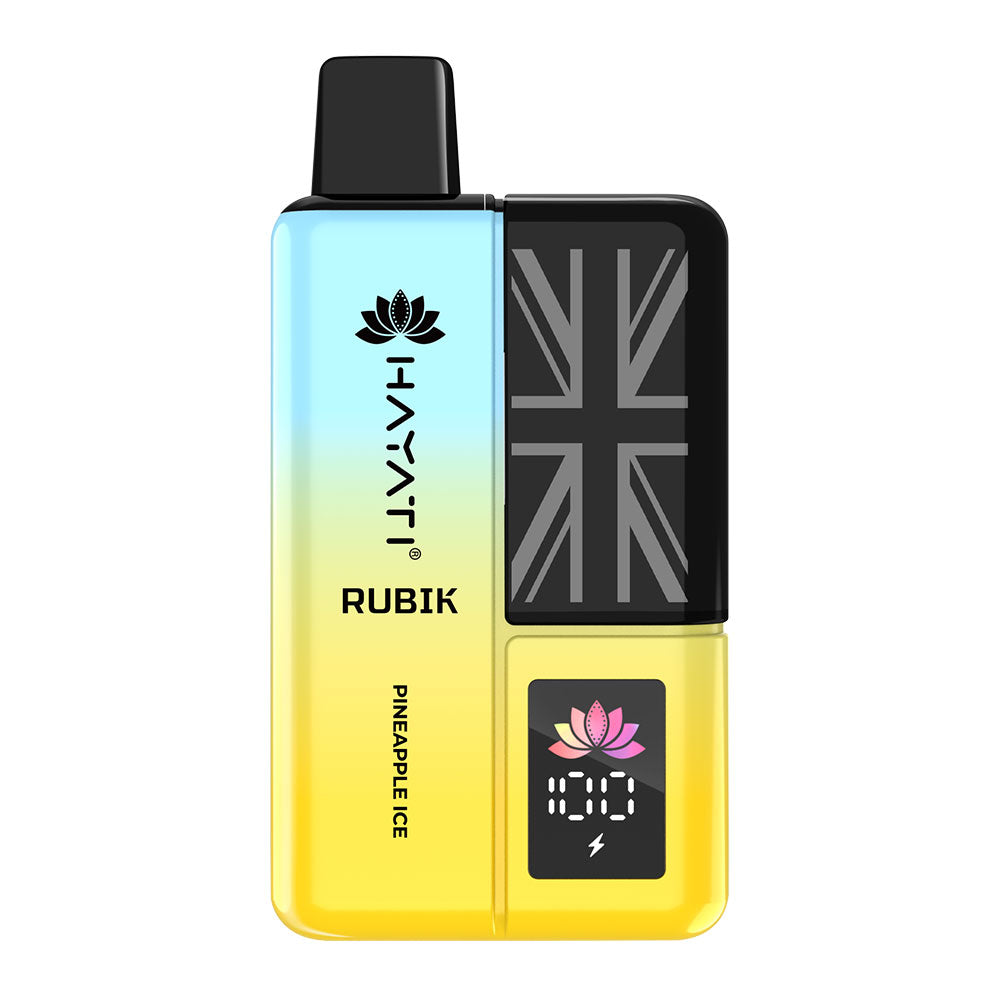 Hayati Rubik branding and Pineapple Ice flavor