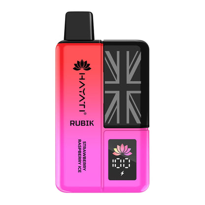 Hayati Rubik featuring flavors Strawberry Raspberry Ice 
