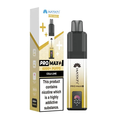 Hayati Pro Max Plus 6000 Cola Lime prefilled vape kit