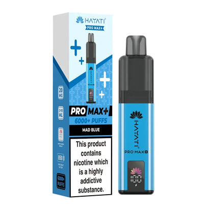 Hayati Pro Max Plus 6000 Mad Blue prefilled vape kit