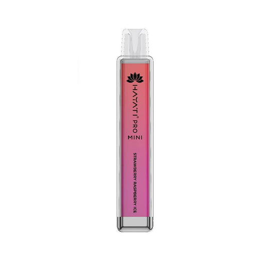 Hayati Pro Mini 600 Puffs Prefilled Vape - Strawberry Raspberry Ice