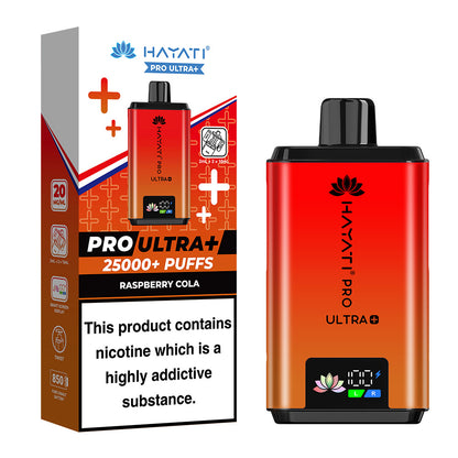 Hayati Pro Ultra Plus 25000 Raspberry cola prefilled pod kit