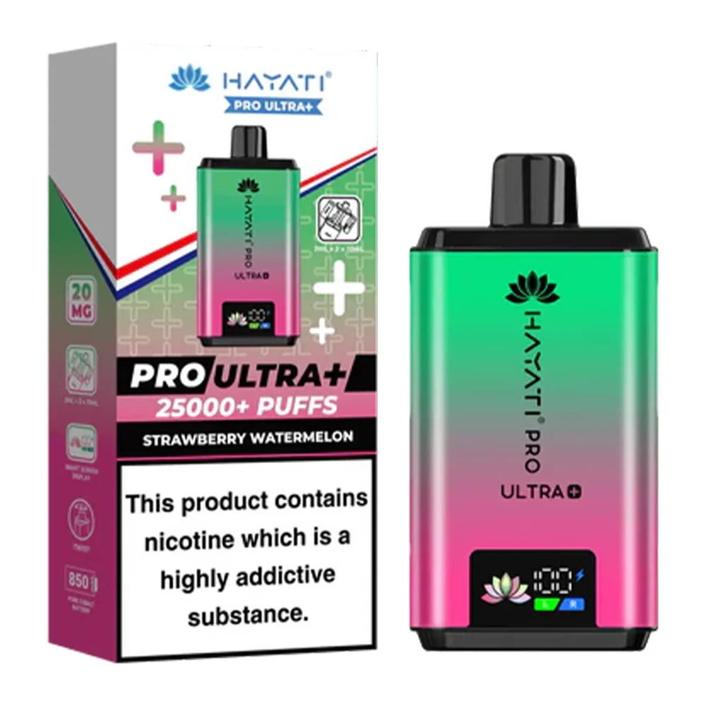 Hayati Pro Ultra Plus 25000 Prefilled Pod Kit Strawberry Watermelon