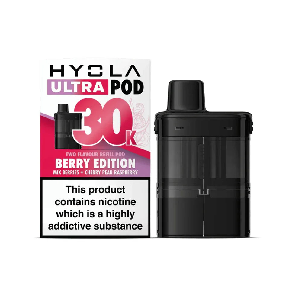 Hyola Ultra 30K Prefilled Pods - Berry Edition
