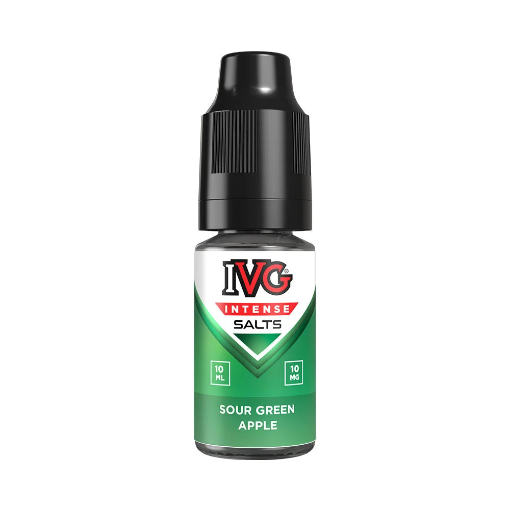 Sour Green Apple IVG Intense 10ml Nic Salt E Liquid