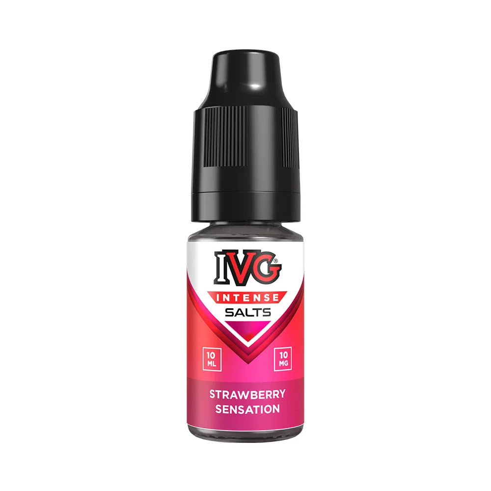Strawberry Sensation IVG Intense 10ml Nic Salt E Liquid