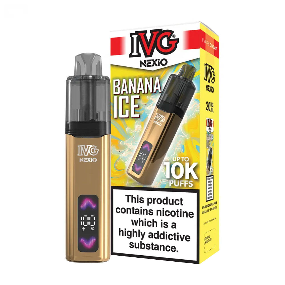 IVG Nexio 10K Prefilled Pod Kit - Banana Ice